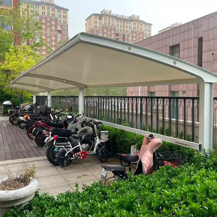 同仁市膜结构电动车棚